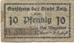 Zeitz - Stadt - -- - 10 Pfennig 