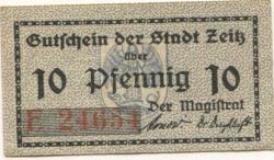 Zeitz - Stadt - -- - 10 Pfennig 