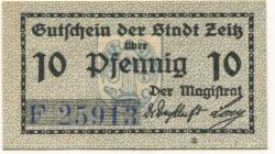 Zeitz - Stadt - -- - 10 Pfennig 