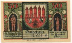 Zerbst - Stadt - 1.7.1921 - 50 Pfennig