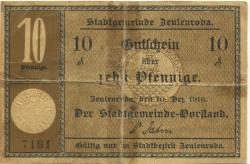 Zeulenroda - Stadt - 10.12.1916 - 10 Pfennig