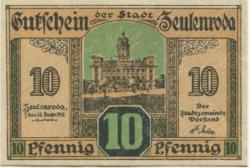 Zeulenroda - Stadt - 16.12.1918 - 10 Pfennig