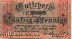Zeven - Kreis - -- 50 Pfennig