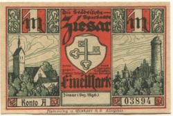 Ziesar - Städtische Sparkasse - -- - 1 Mark