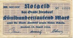 Zirndorf- Stadt - 15.8.1923 - 500000 Mark