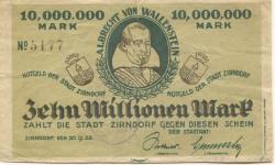 Zirndorf- Stadt - 20.9.1923 - 10 Millionen Mark