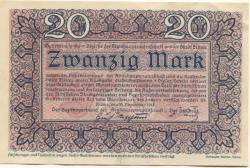 Zittau - Amtshauptmannschaft und Stadt - 15.11.1918 - 20 Mark 