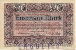 Zittau - Amtshauptmannschaft und Stadt - 15.11.1918 - 20 Mark