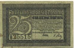 Zittau - Amtshauptmannschaft und Stadt - 1.1.1919 - 31.12.1919 - 25 Pfennig