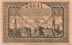 Zittau - Amtshauptmannschaft und Stadt - 1.1.1919 - 31.12.1919 - 50 Pfennig