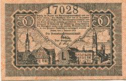 Zittau - Amtshauptmannschaft und Stadt - 1.1.1919 - 31.12.1919 - 50 Pfennig