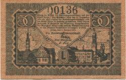 Zittau - Amtshauptmannschaft und Stadt - 1.1.1919 - 31.12.1919 - 50 Pfennig