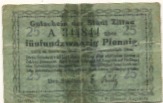 Zittau - Stadt - - 1.4.1918 - 25 Pfennig