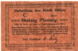 Zittau - Stadt - - 1.4.1918 - 50 Pfennig