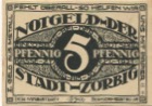 Zörbig - Stadt - - 30.9.1921 - 5 Pfennig