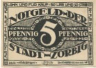Zörbig - Stadt - - 30.9.1921 - 5 Pfennig