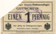 Zossen - Halbmondlager - -- - 1 Pfennig