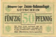 Zossen - Halbmondlager - -- - 50 Pfennig