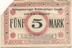 Zossen - Weinberge-Lager - -- - 5 Mark