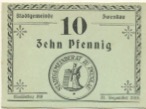 Zwenkau - Stadt - - 31.12.1918 - 10 Pfennig 