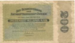 Zwickau - Amtshauptmannschaft - 9.10.1923 - 200 Millionen Mark 