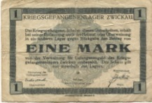 Zwickau - Kriegsgefangenlager - 1.8.1917 - 1 Mark 