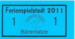 Bermatingen - Ferienspielstadt Bärenhausen - 2011 - 1 Bärentatze