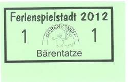 Bermatingen - Ferienspielstadt Bärenhausen - 2012 - 1 Bärentatze