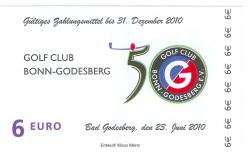 Bonn-Bad Godesberg - Golf-Club eV - 23.6.2010 - 31.12.2010 - 6 Euro