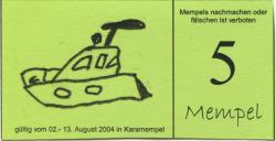 Esslingen - Kinderspielstadt Karamempel - 2.8.2004 - 13.8.2004 - 5 Mempel