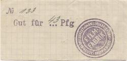 Greppin (heute: Bitterfeld-Wolfen) - AG für Anilin-Fabrikation, Greppin-Werke, Film-Fabrik - -- - 43 Pfennig