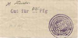 Greppin (heute: Bitterfeld-Wolfen) - AG für Anilin-Fabrikation, Greppin-Werke, Film-Fabrik - -- - 44 Pfennig