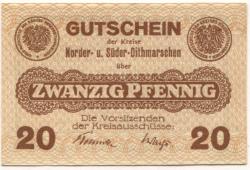 Heide und Meldorf - Kreis Norderdithmarschen und Süderdithmarschen - -- - 20 Pfennig 