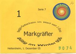 Heitersheim - Markgräfler Akademie, Uhlandstr. 3a - 1.12.2005 - 1 Euro