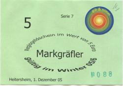 Heitersheim - Markgräfler Akademie, Uhlandstr. 3a - 1.12.2005 - 5 Euro