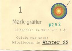 Heitersheim - Markgräfler Regional, Verein für nachhaltiges Wirtschaften eV, Staufener Str. 1a - Winter 2005 - 1 Euro