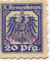 Huntlosen-Sannum (heute: Großenkneten) - X.Armeekorps, Gefangenenlager - -- - 20 Pfennig