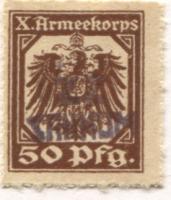 Huntlosen-Sannum (heute: Großenkneten) - X.Armeekorps, Gefangenenlager - -- - 50 Pfennig