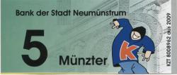 Neumünster - Bank der Stadt Neumünstrum - 2009 - 5 Münzter