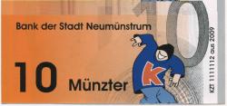 Neumünster - Bank der Stadt Neumünstrum - 2009 - 10 Münzter