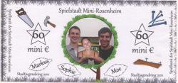 Rosenheim - Spielbank der Spielstadt Mini-Rosenheim - 2011 - 60 Mini-Euro