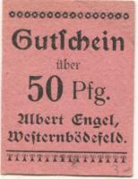 Bödefeld-Land (Westernbödefeld) (heute: Schmallenberg) - Engel, Albert - -- - 50 Pfennig