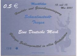 Schwalmstadt - Handels- und Gewerbevereinigung - 12./13.5.2001 - 0.50 Euro 