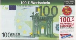 Uelzen - Kranz, Möbelhaus - - 1.6.2013 -  100 Euro 