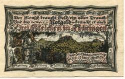 (Freudenthal =) Wandersleben - Burg 3 Gleichen, Gutsverwaltung - (1918) - 10 Pfennig