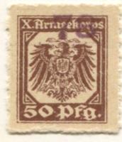 * - 78, X.Armeekorps - -- - 50 Pfennig 