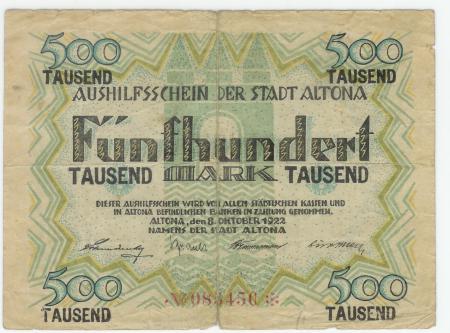 Altona - Stadt - -- - 500000 Mark 