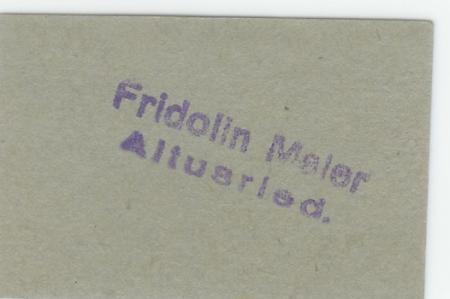 Altusried - Maier, Fridolin - 1947 - 10 Pfennig 