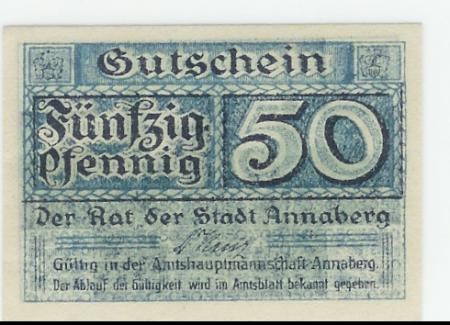 Annaberg - Stadt - -- - 50 Pfennig 
