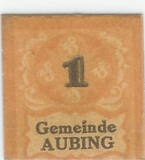 Aubing (heute: München) - Gemeinde - -- - 1 Pfennig 